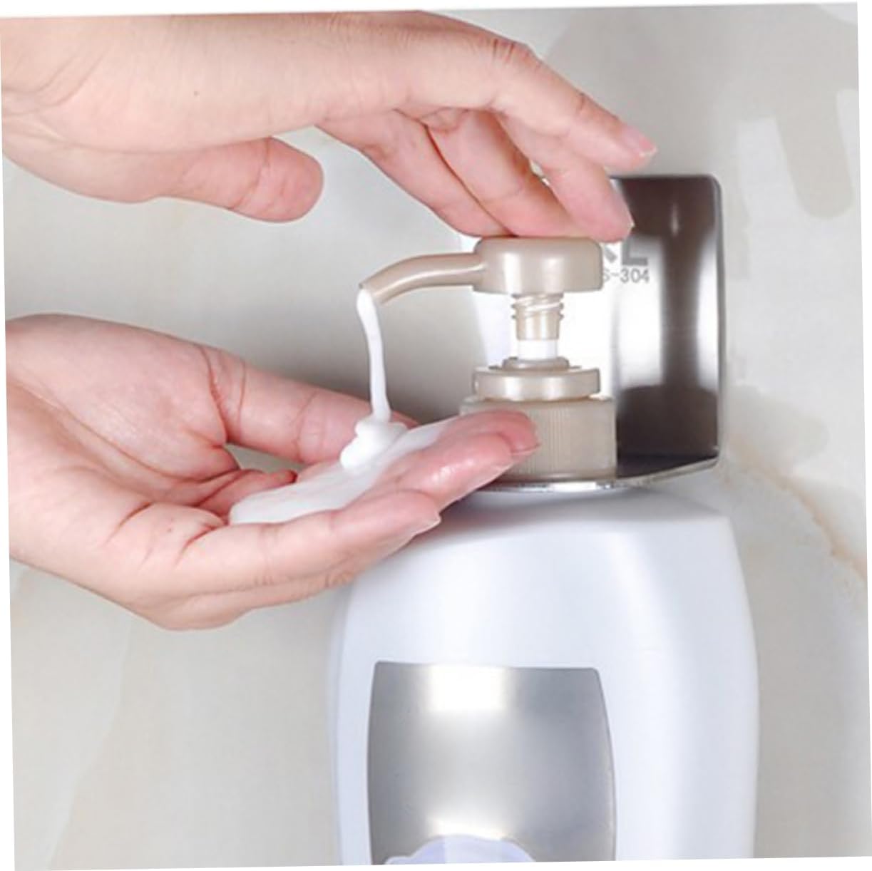 PRETYZOOM Stainless Steel Shower Gel Rack Easy Install Wall Mount