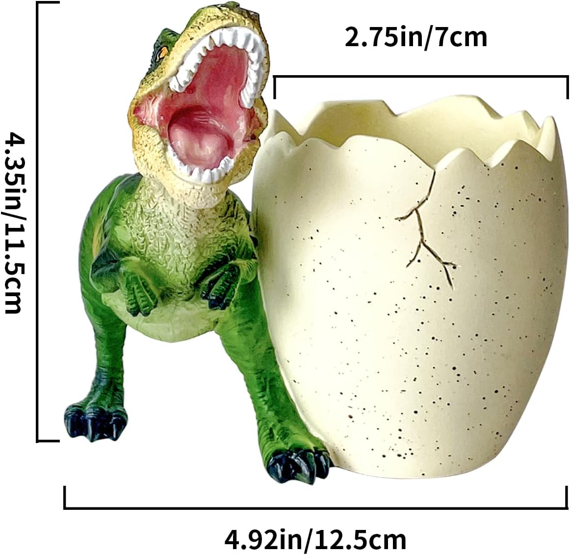 FlidRunest Dinosaur Toothbrush Holder - Green 1