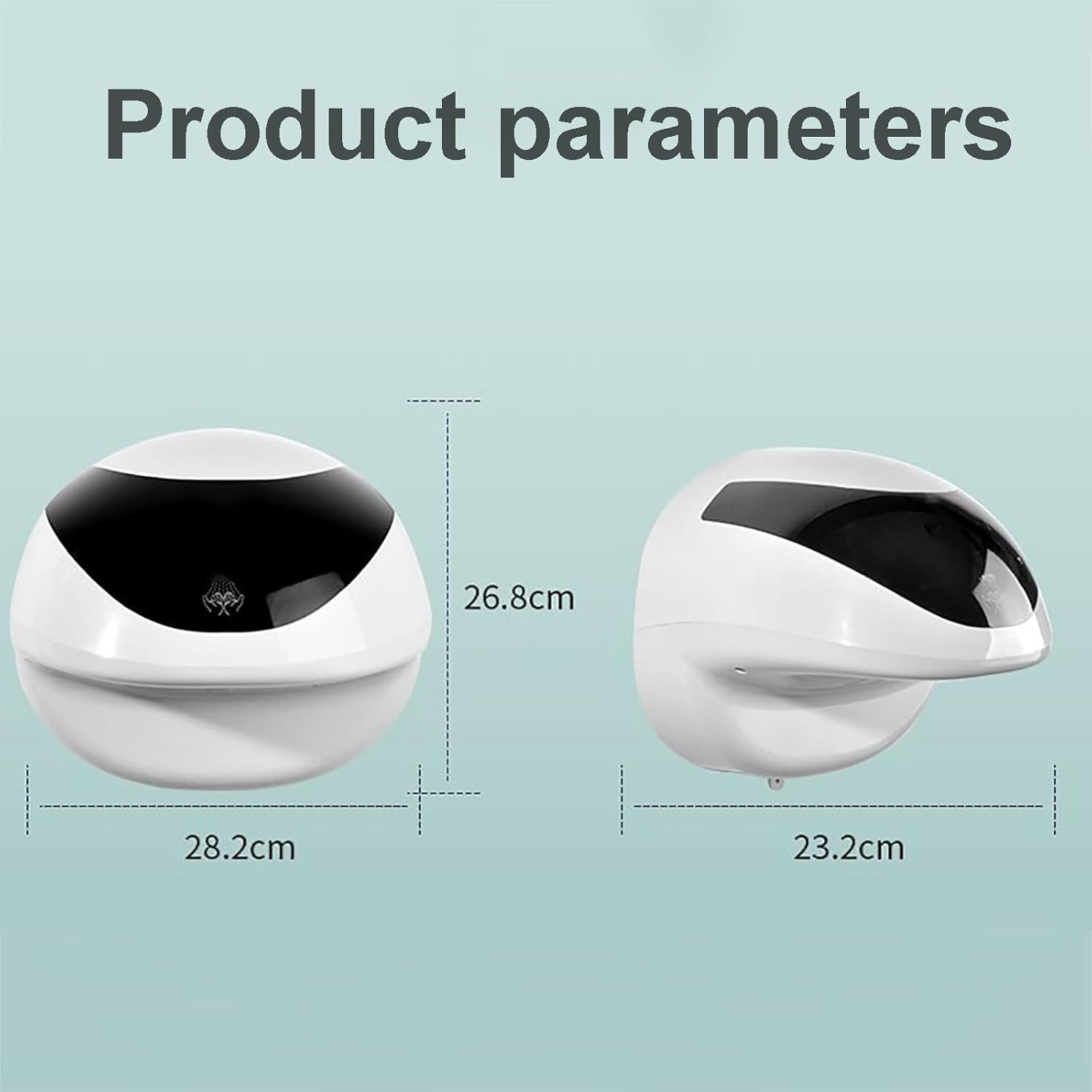 Automatic Electric Wall Mount Hand Dryer with Infrared Sensor