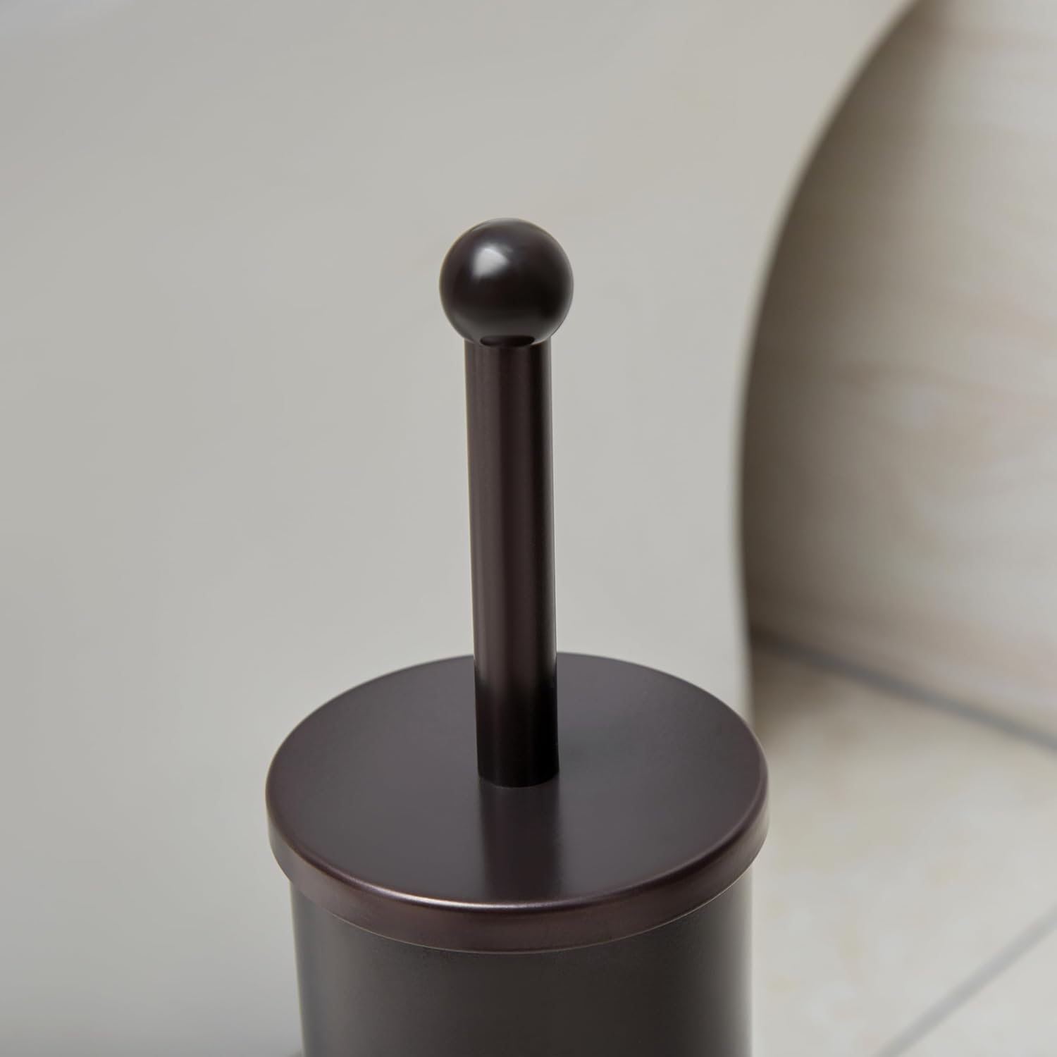 Huji Rust Resistant Bronze Toilet Brush Holder