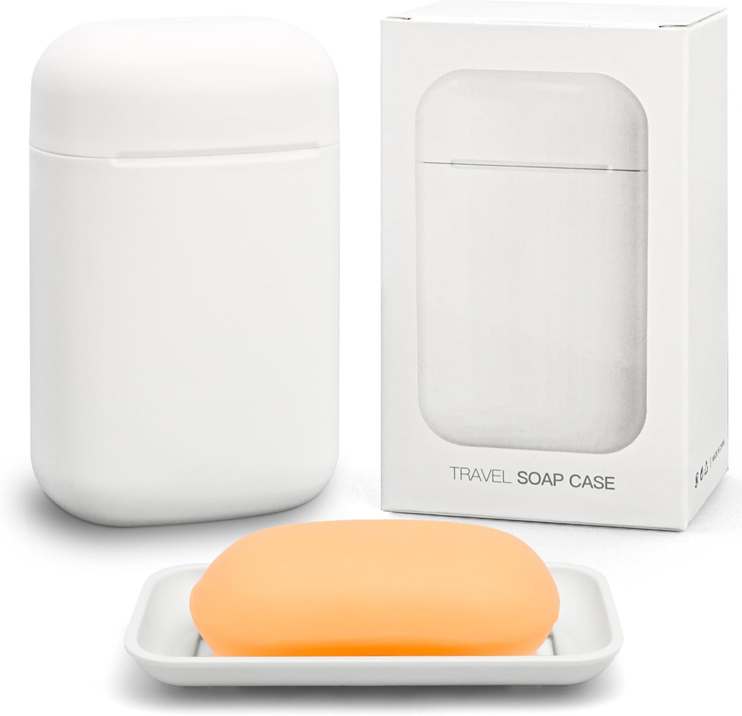 Minimalist Travel Soap Case with Leak Proof Silicone Seal