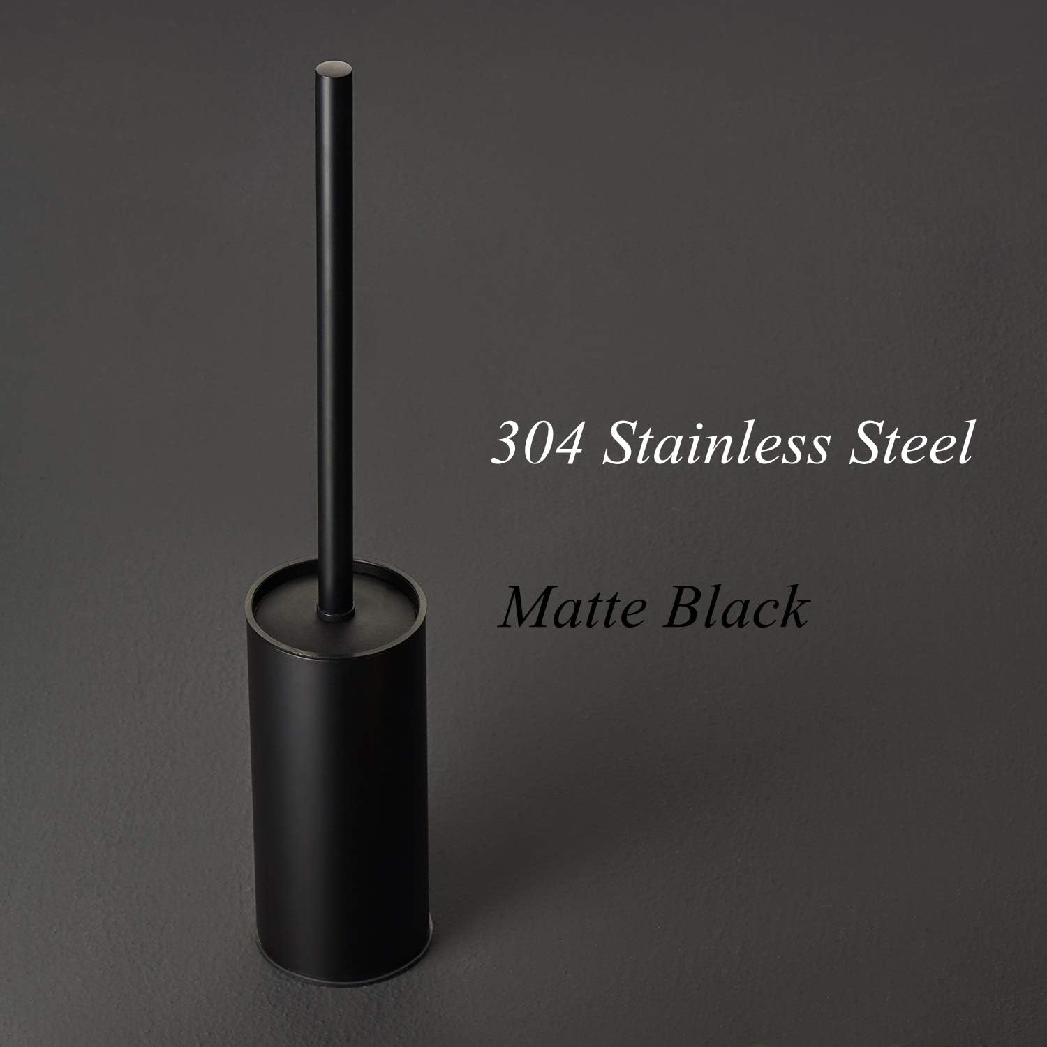 BGL 304 Stainless Steel Black Toilet Brush Set