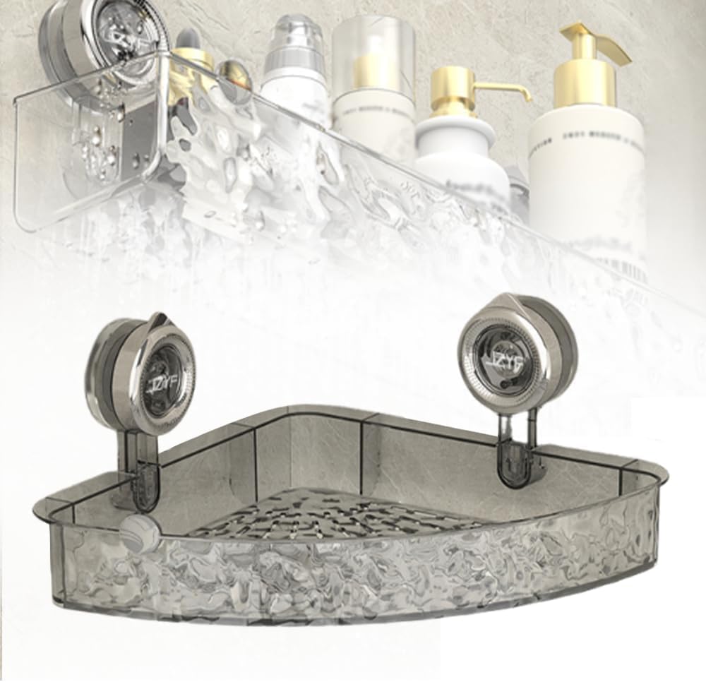Corrugated Suction Cup Storage Rack with Glacier Pattern