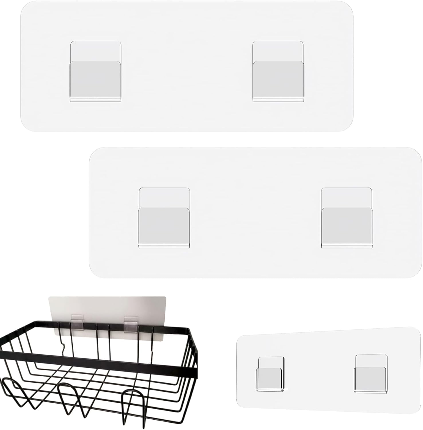 ESiiFuu Adhesive Replacement Sticker 2Pcs for Shower and Kitchen