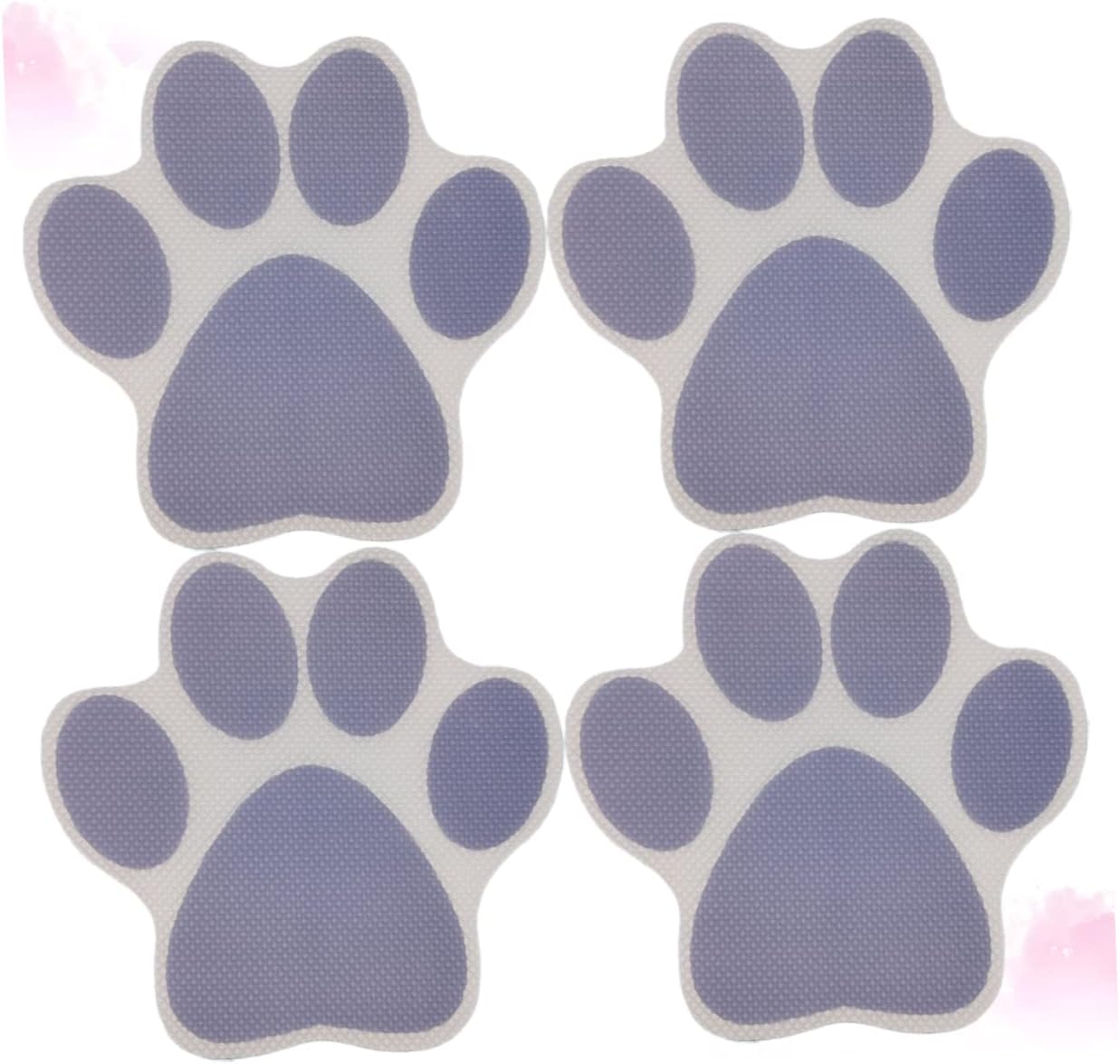 WESIEVYA Anti-Slip Tub Stickers 4pcs Grey 1