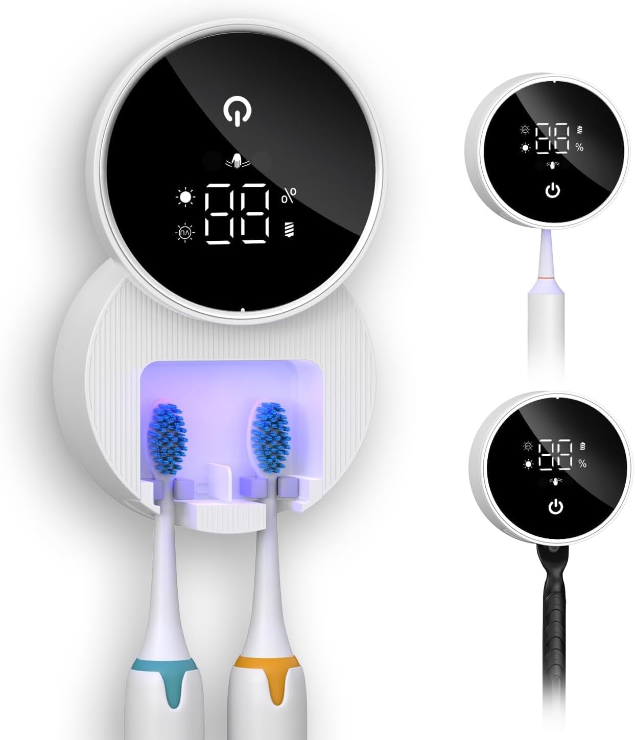 UV Toothbrush Cleaner Holder with Auto Sensor