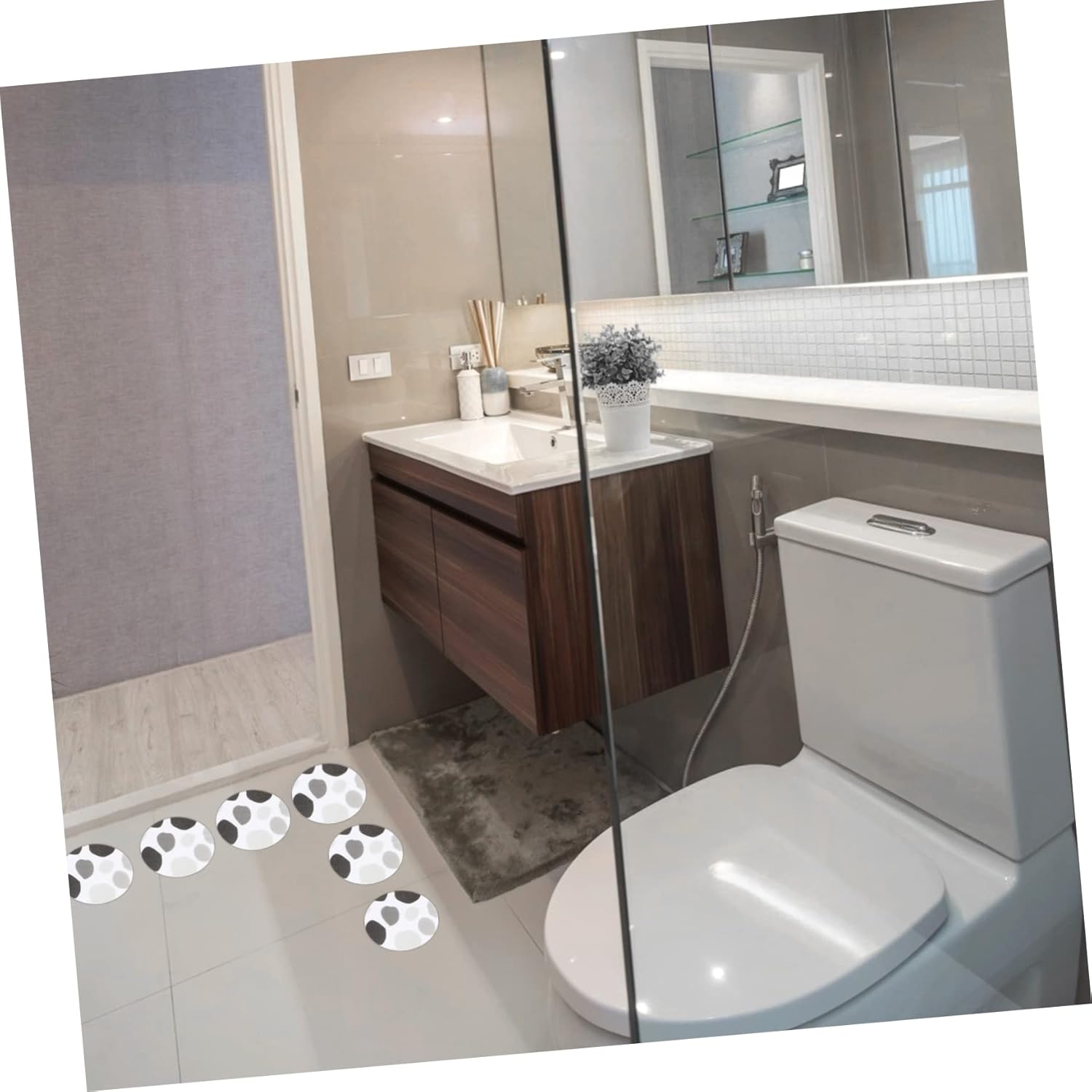 Alipis Non-Slip Bathroom Stickers 10pcs Pack 1