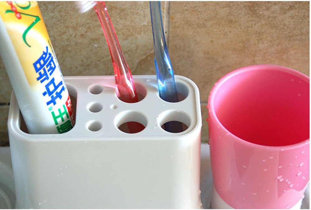 Eslite Bathroom Toothbrush and Toothpaste Stand Organizer