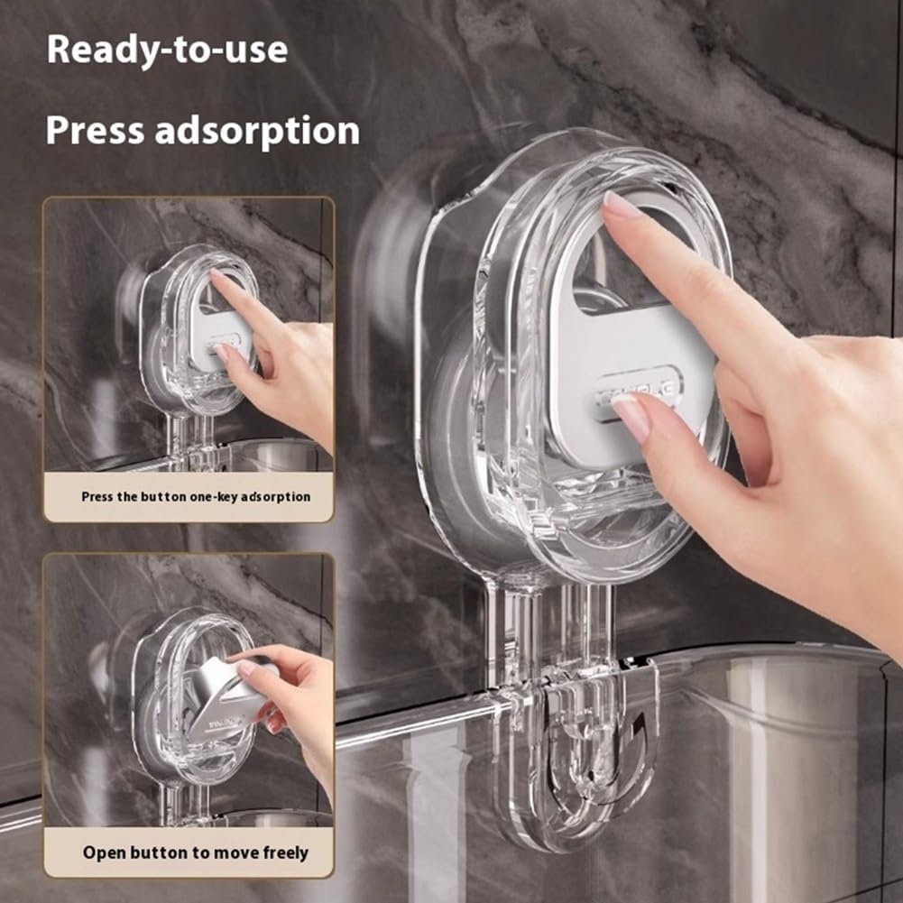 No-Drill Suction Storage Box with Glacier Pattern