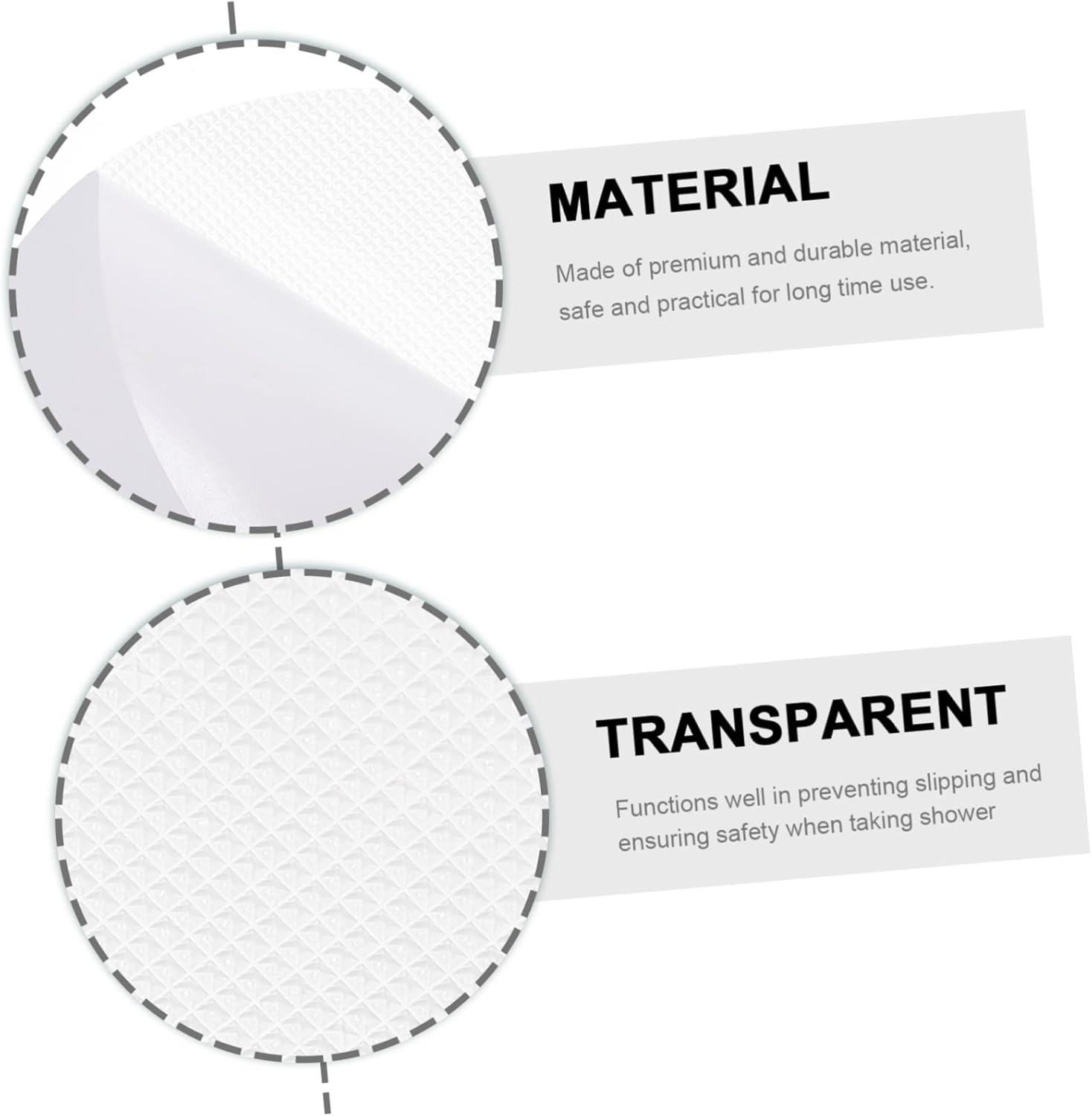 ULTECHNOVO Bathtub Anti-Slip Floor Stickers