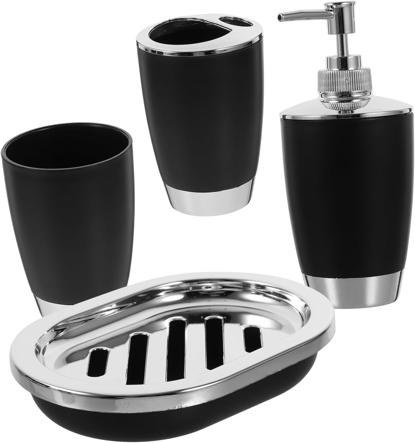 TINEASUR 4PCS Bathroom Accessories Set