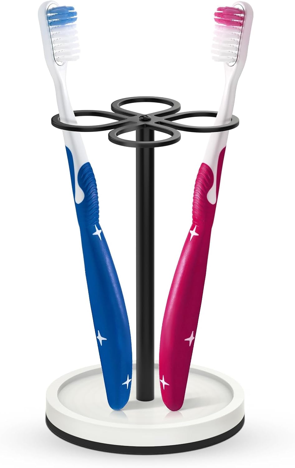 Luxspire Toothbrush Holder Stand Matte Black