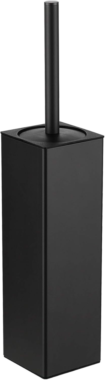 BGL Freestanding Toilet Brush with Holder - Black 1