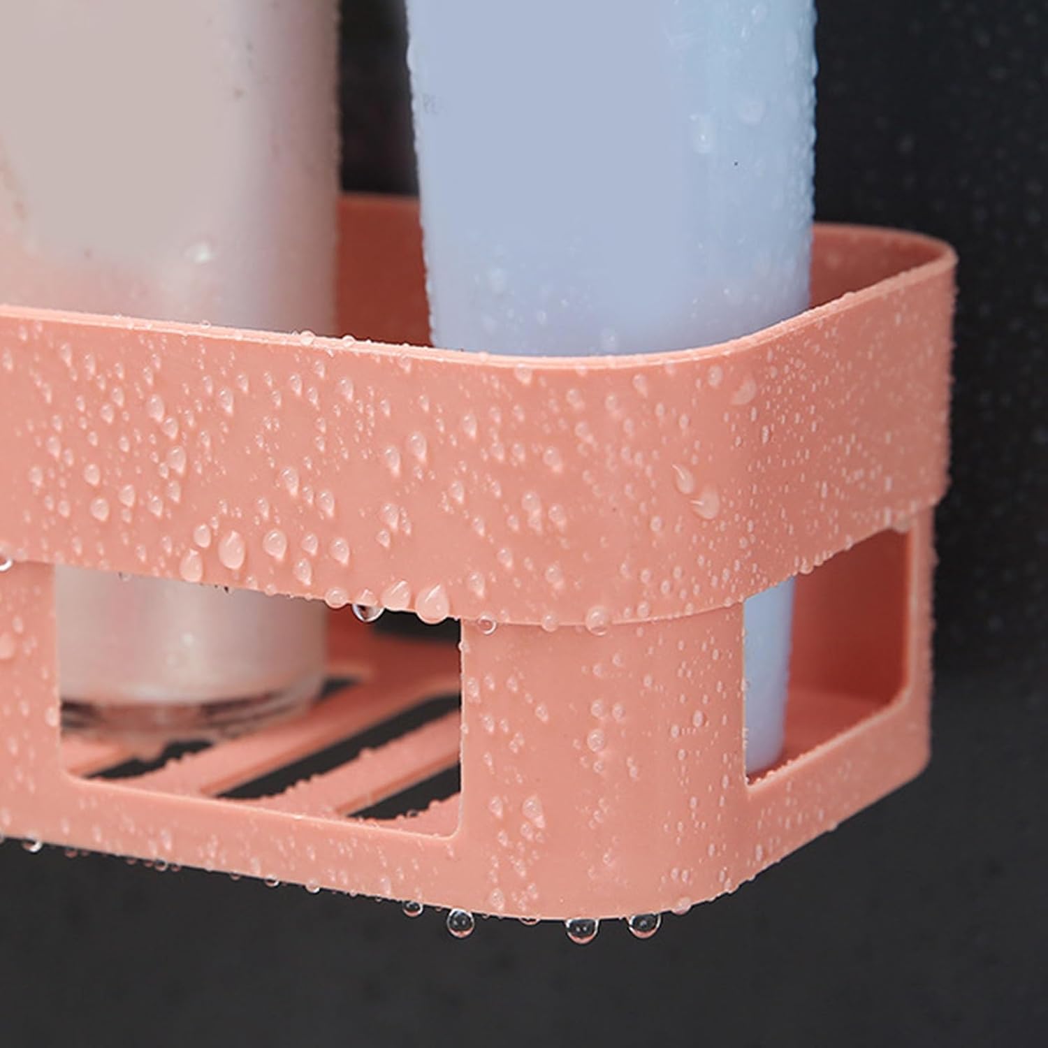 Senrusa Wall Mount Shower Caddy with Storage Basket