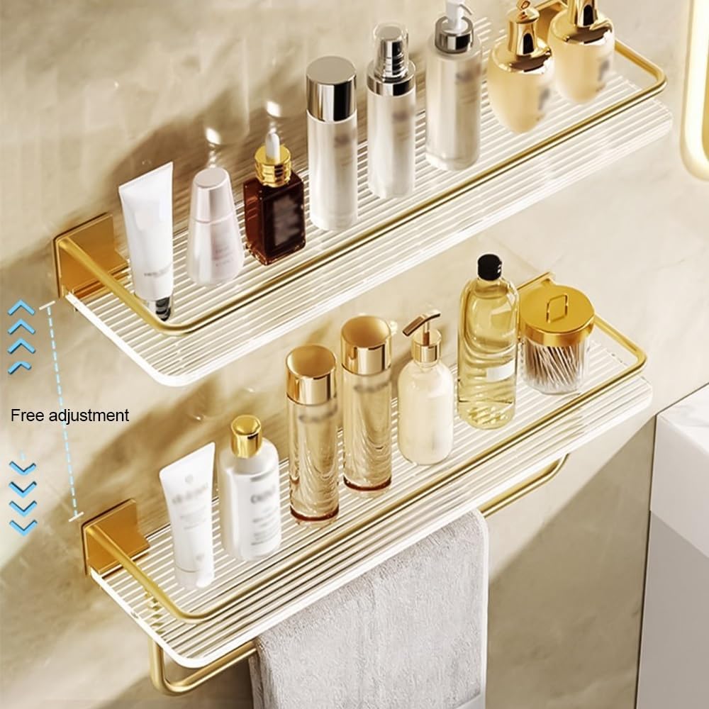 BAHELS Floating Wall Mounted Shower Caddy Shelf 30cm