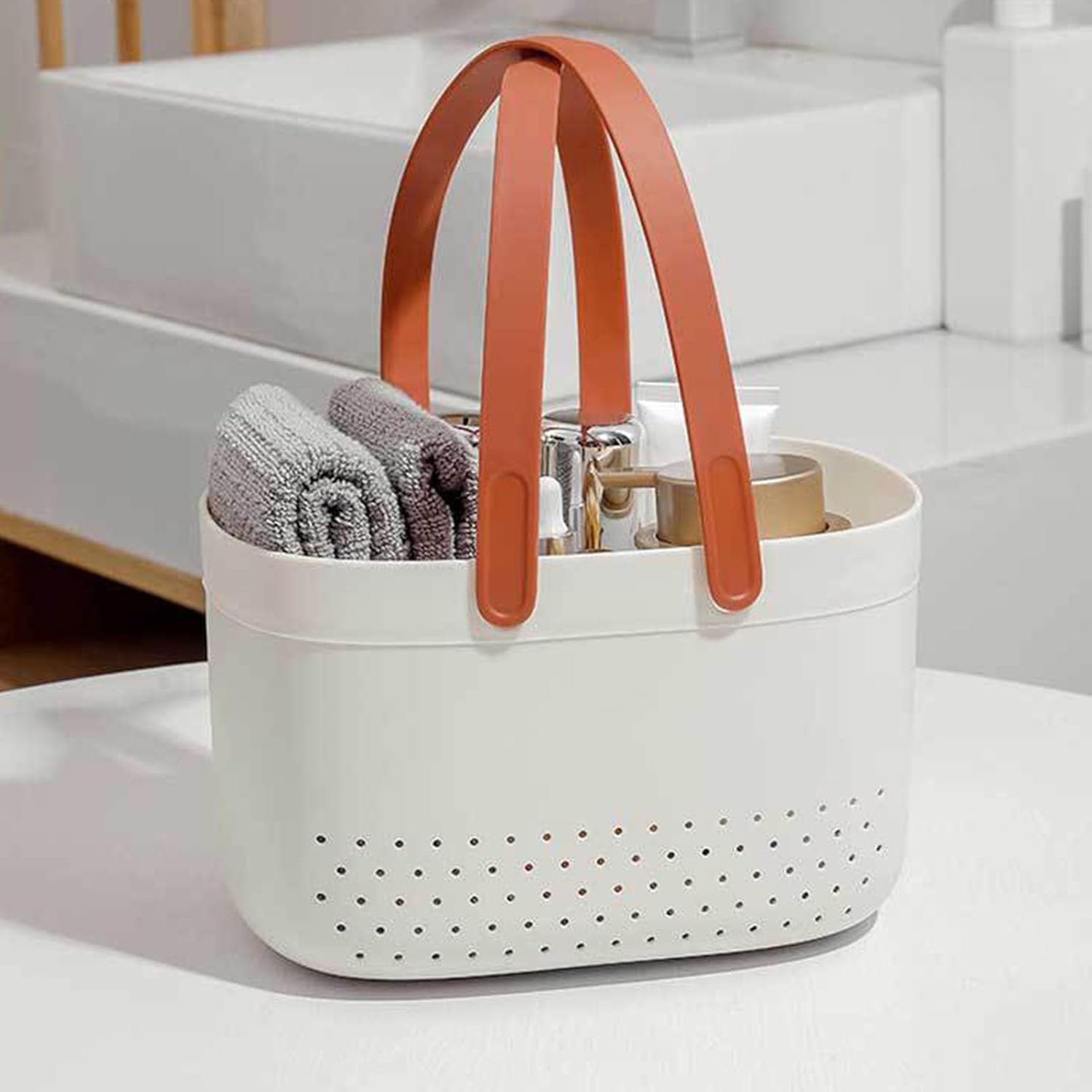 Shower Storage Basket for Shampoo and Body Wash