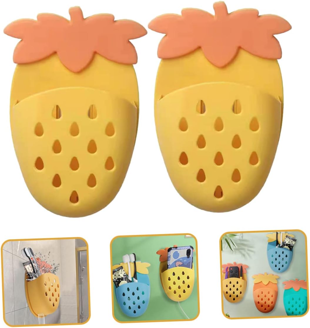 ULDIGI 2Pcs Draining Wall Organizer for Bathroom Storage