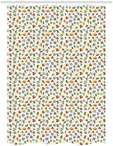 Ambesonne Plane Stall Shower Curtain Set