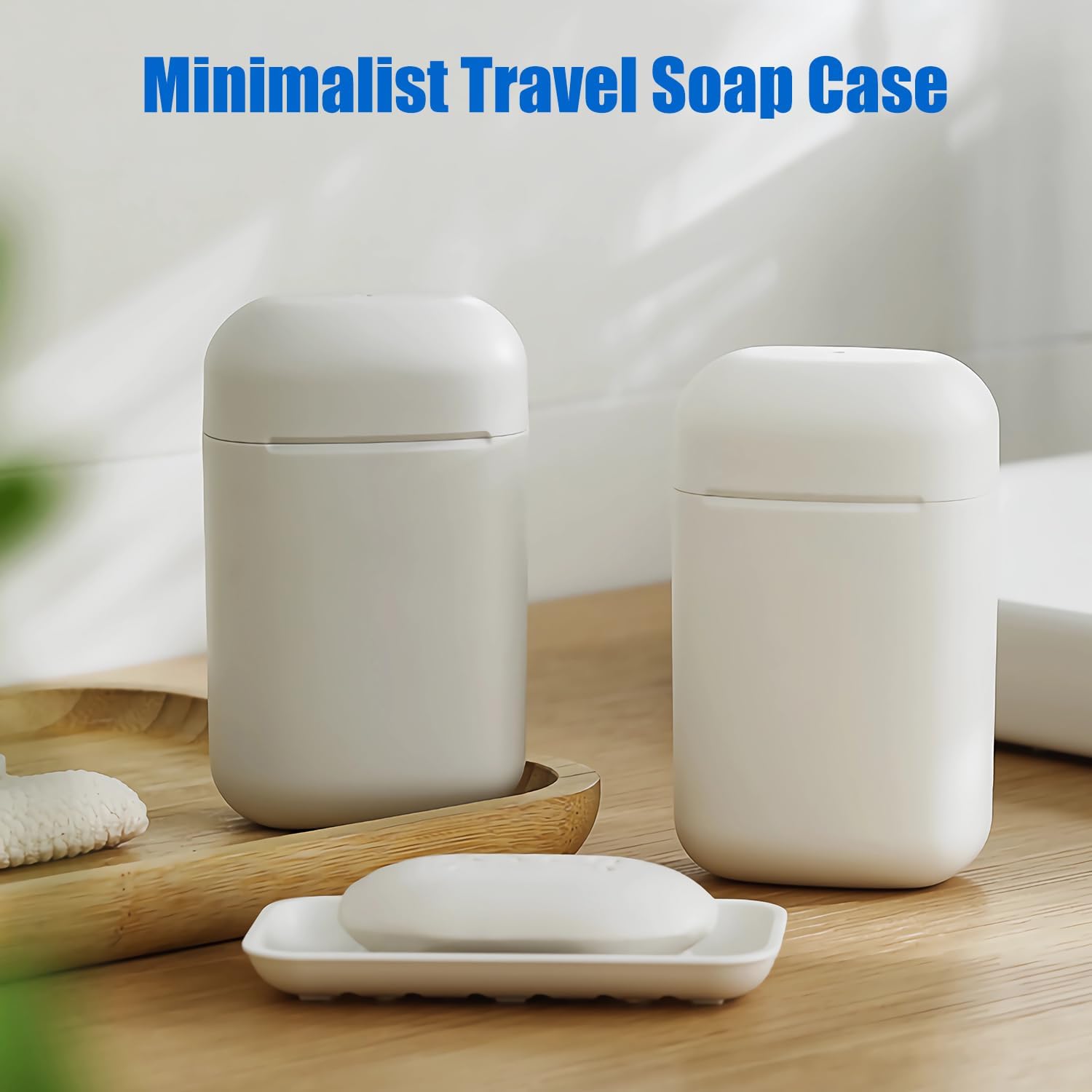 Minimalist Travel Soap Case with Leak Proof Silicone Seal