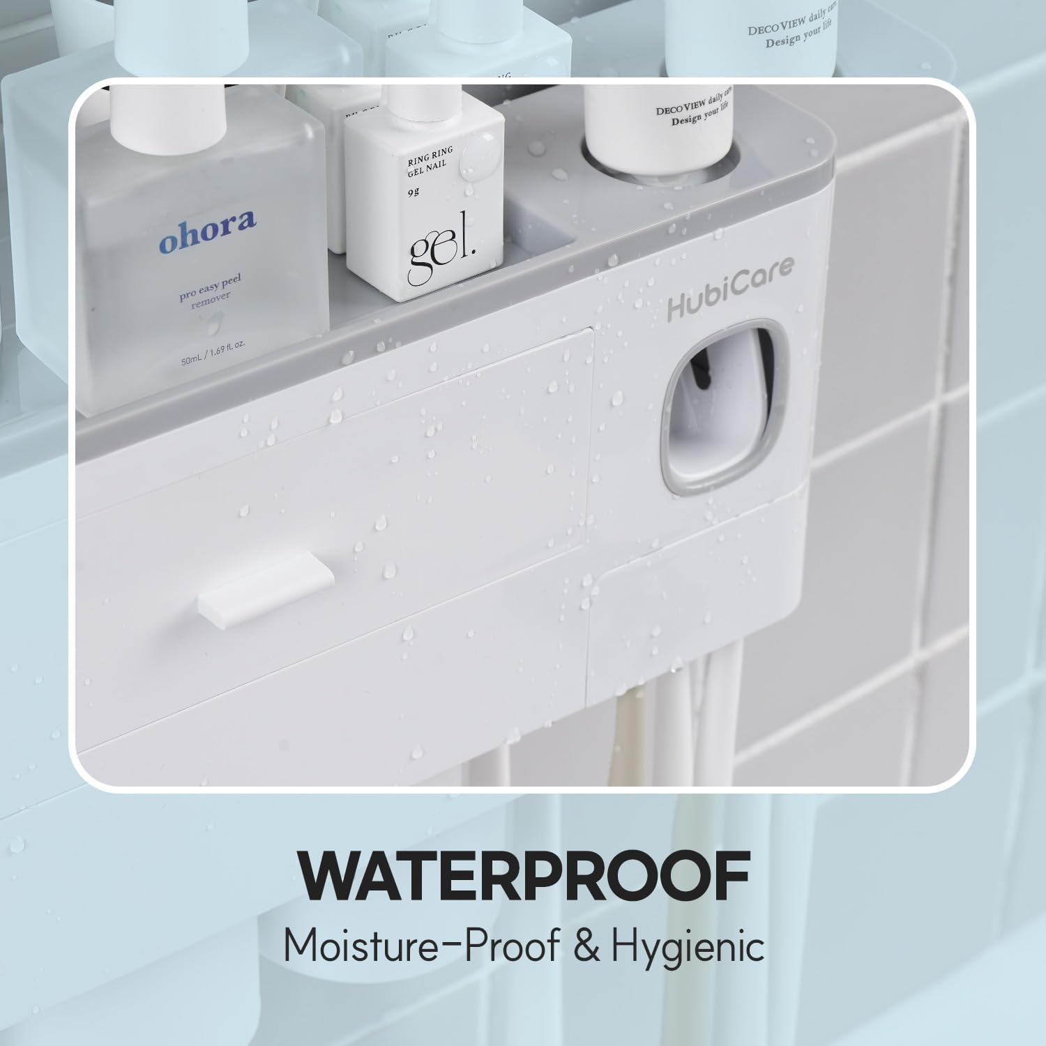HuBDIC HubiCare Toothbrush Holder with Dispenser