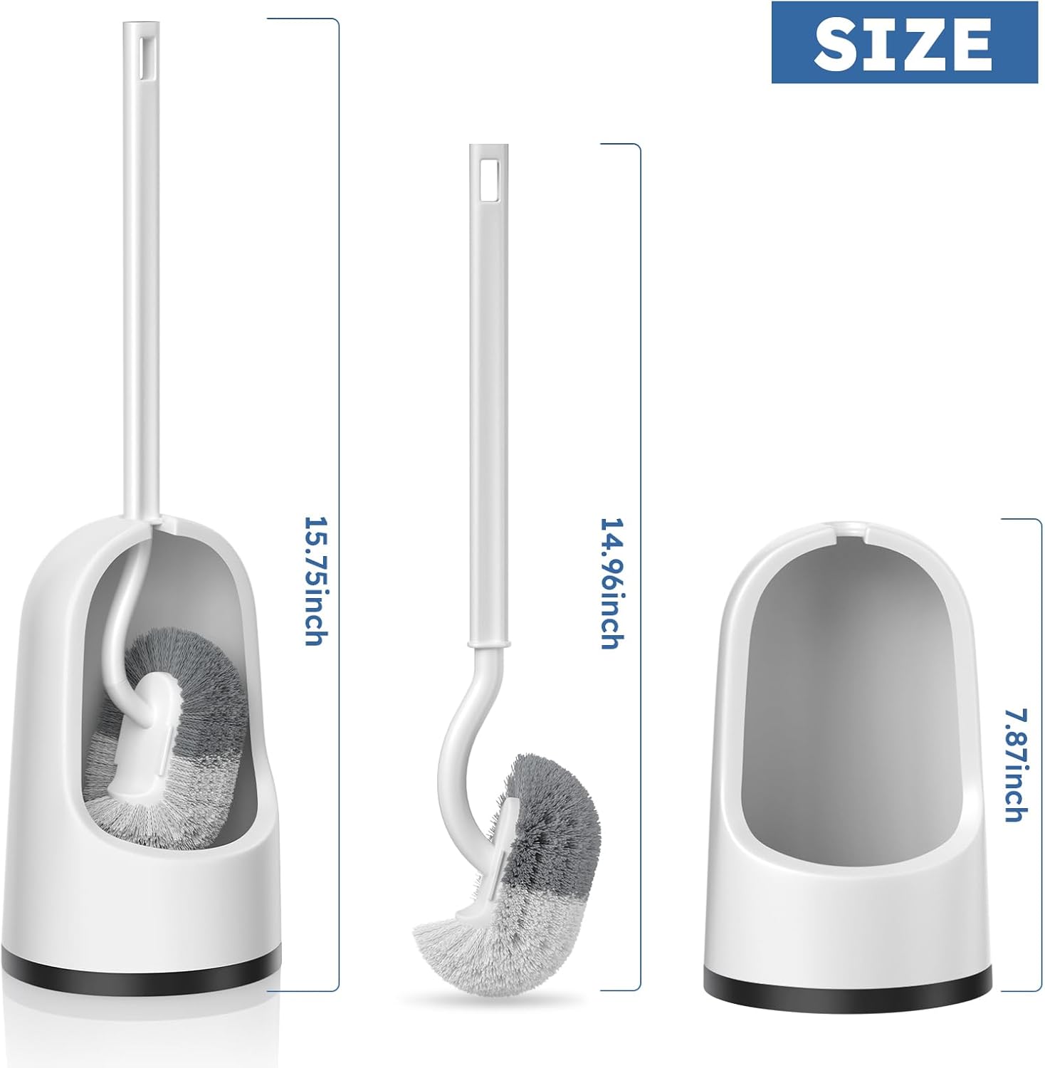 TRENTI Toilet Brush Holder Set 2 Pack