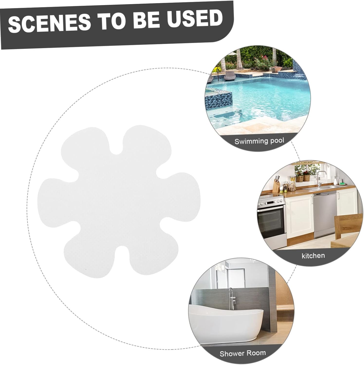 ULTECHNOVO Bathtub Anti-Slip Floor Stickers