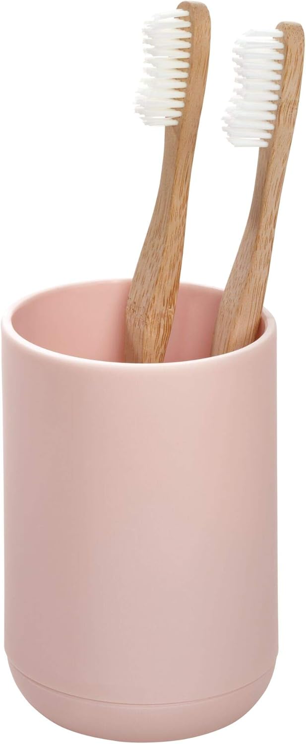 iDesign Cade Toothbrush Holder with 3 Slots Blush