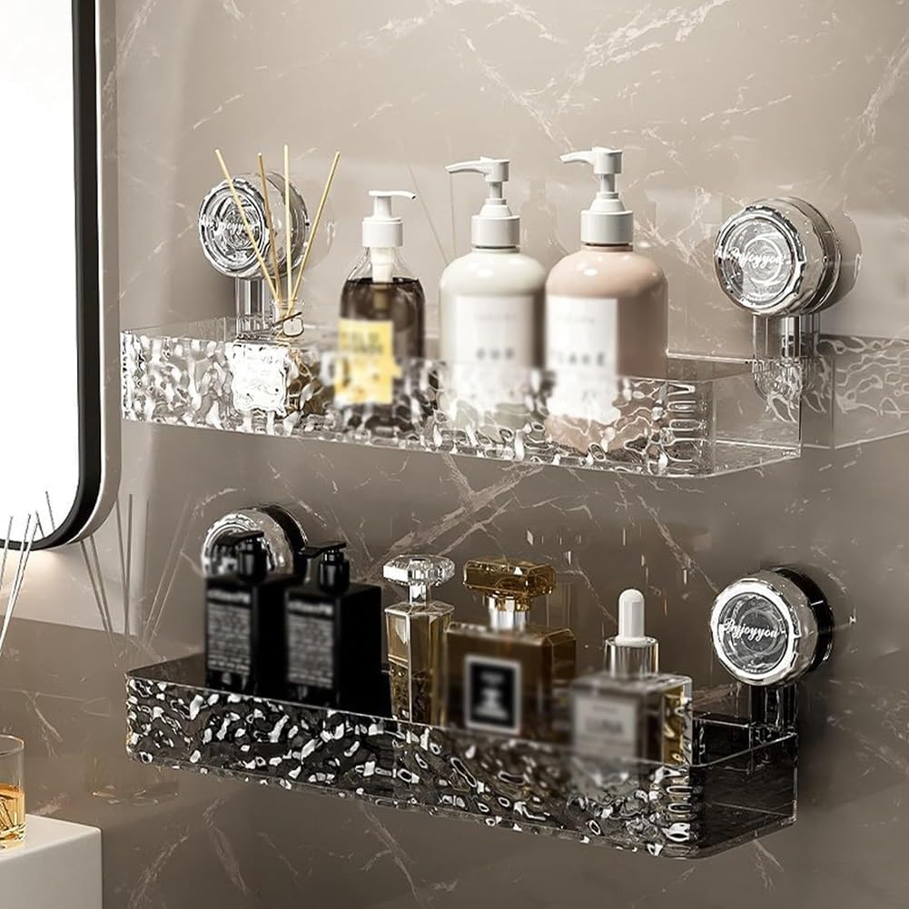Corrugated Suction Cup Storage Rack with Glacier Pattern
