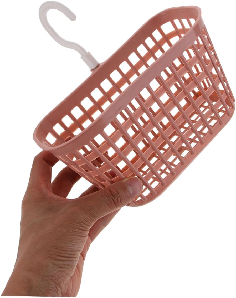 SOLUSTRE 2pcs Wall Mounted Plastic Shower Basket