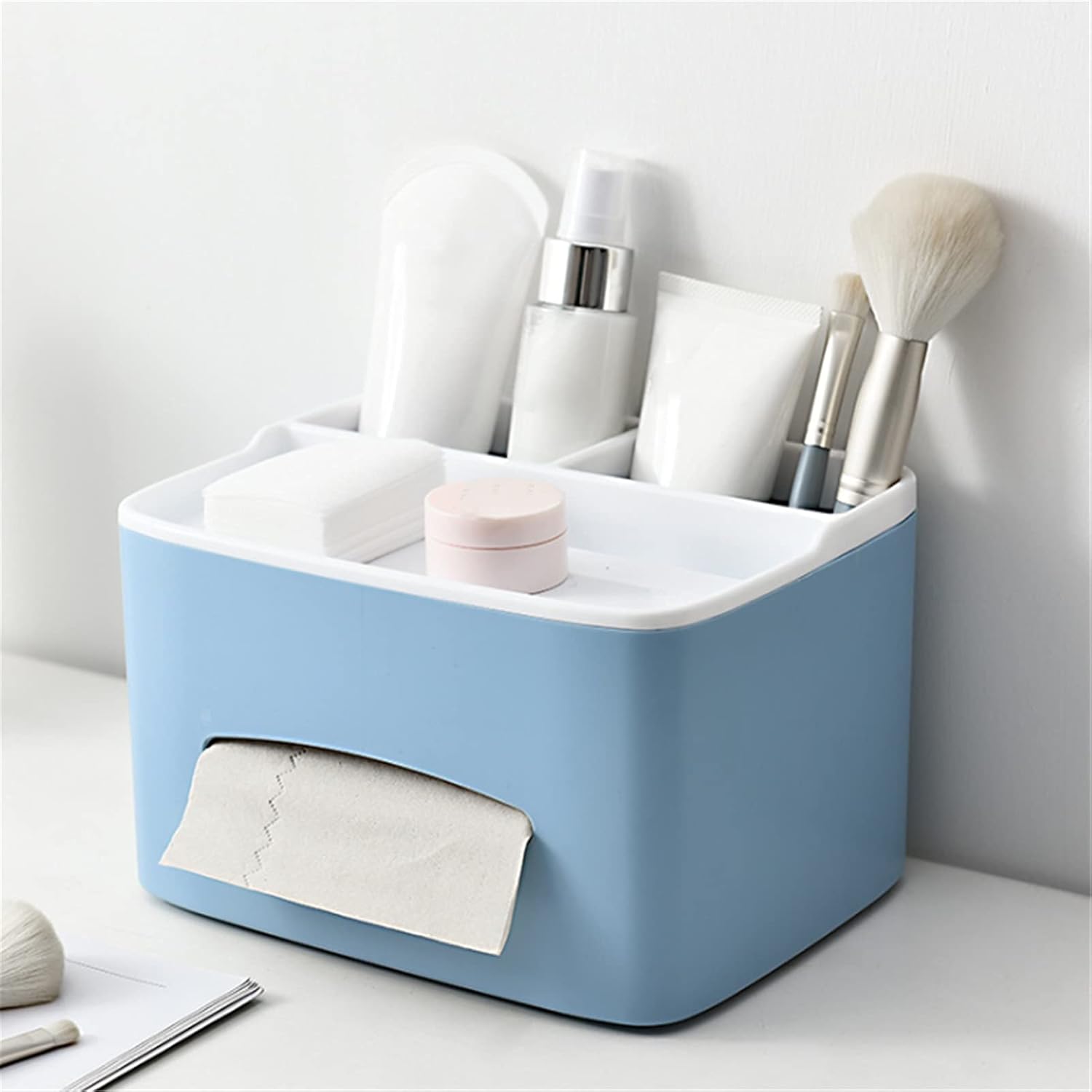 Stsmcl Pink Tissue Box with Magnetic Bottom