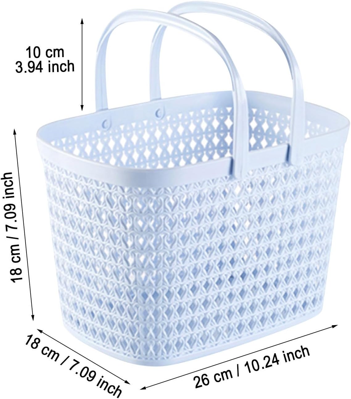 Portable Shower Caddy Basket with Handle Organizer