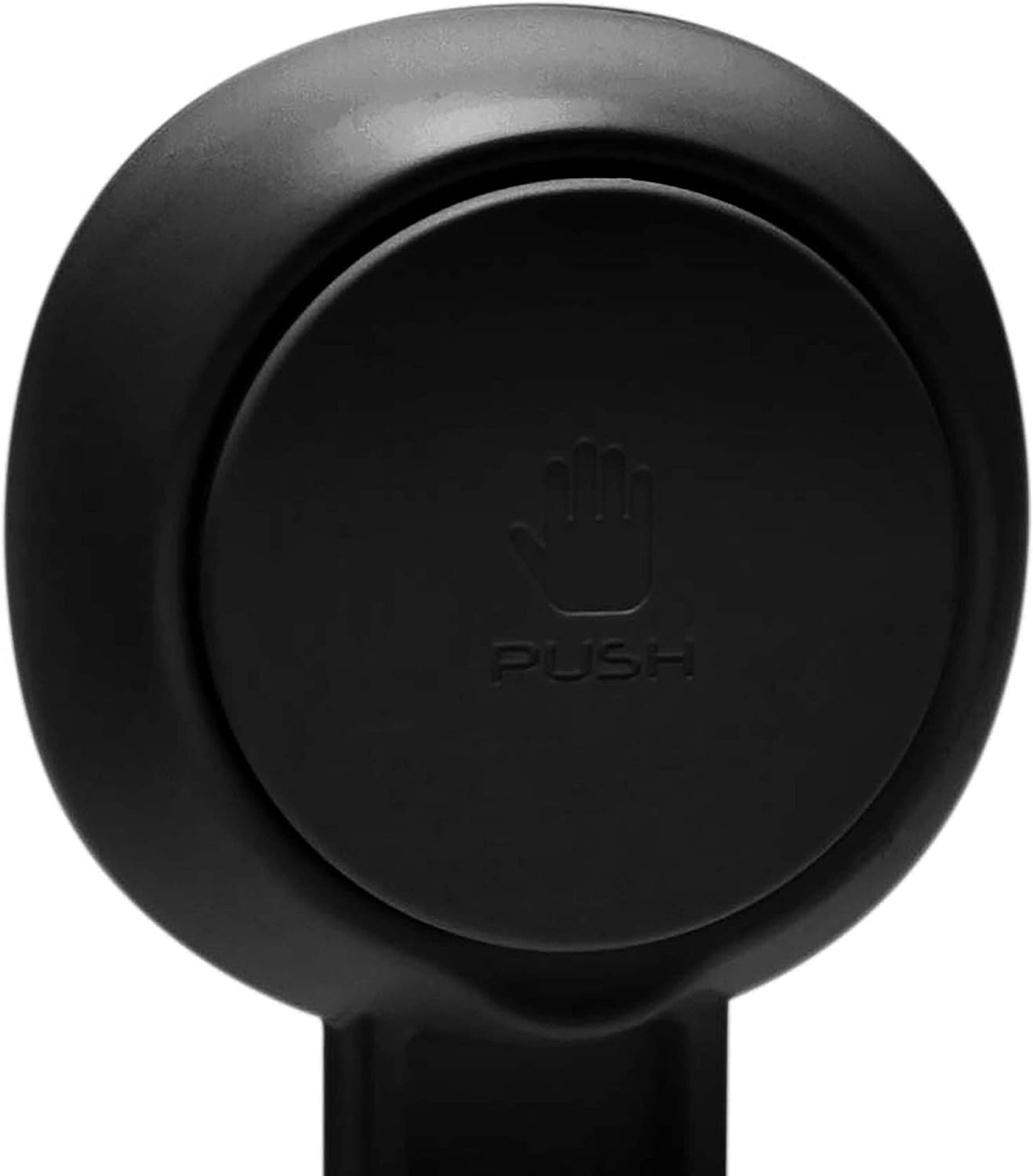 Bath Bliss Matte Black Gel Suction Soap Dish