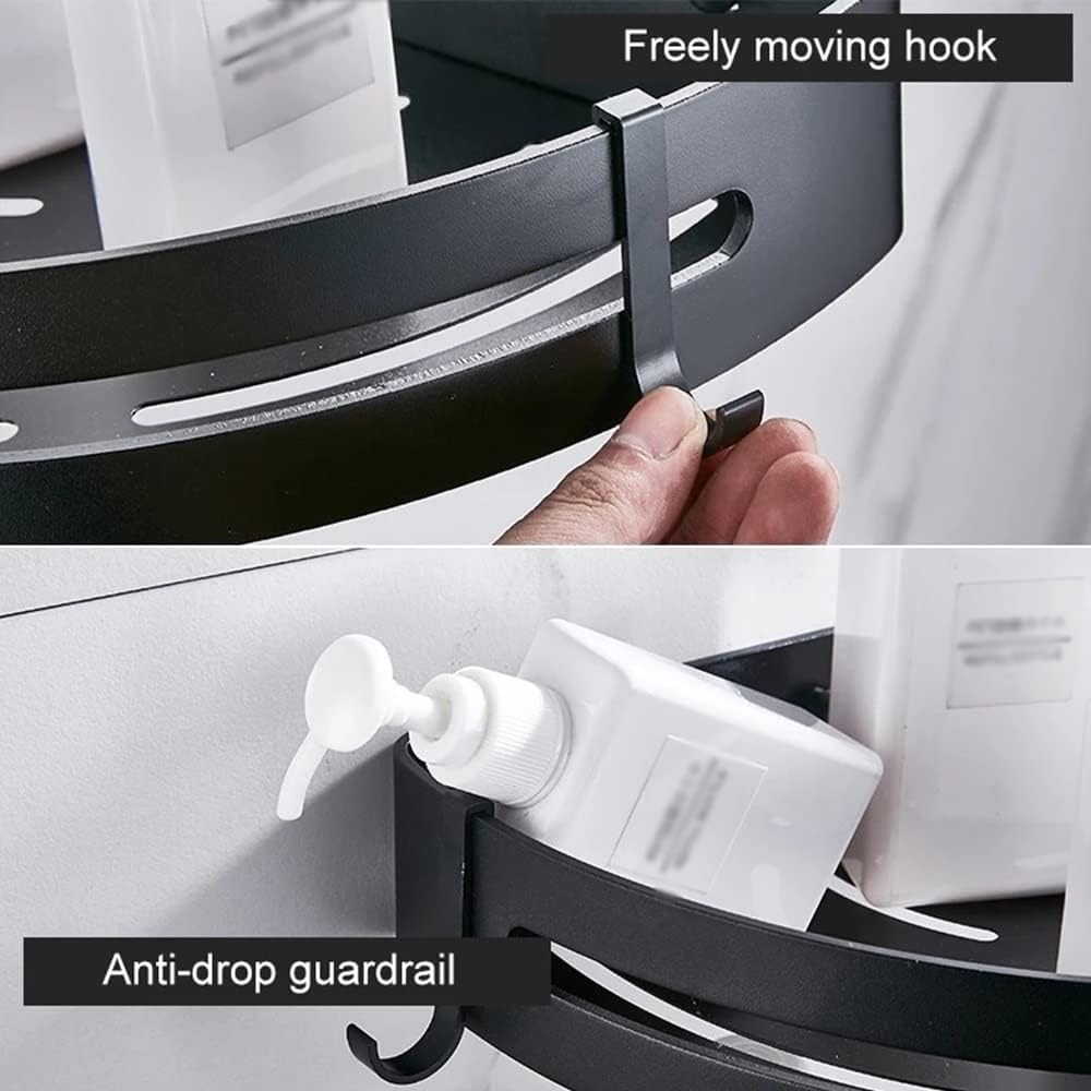 BAHELS Triangle Shower Caddy with Storage Shelves