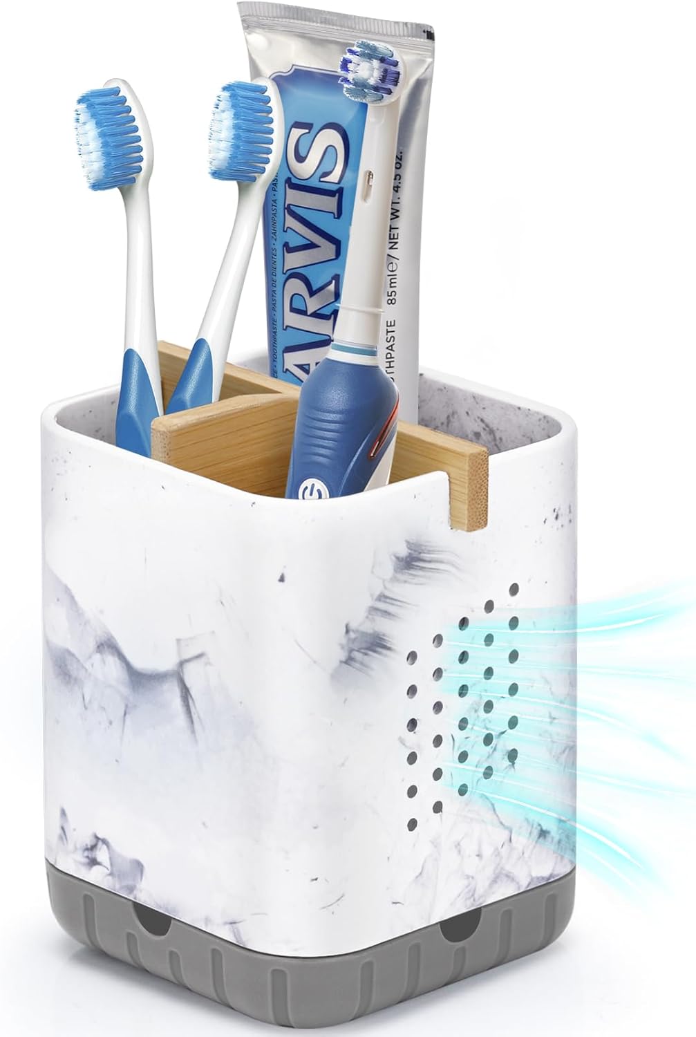 Boperzi Detachable Toothbrush Holder with Drainage 1