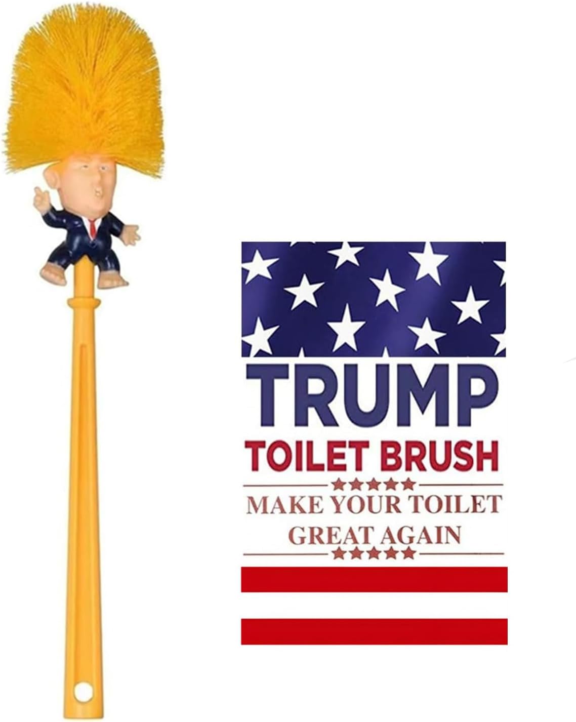 Trump Toilet Brush Funny Premium Design