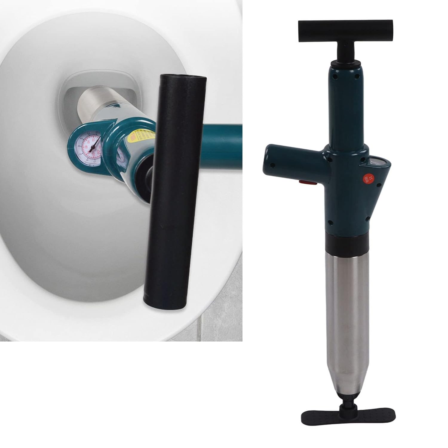 Pilipane High Pressure Air Toilet Plunger Drain Clog Remover