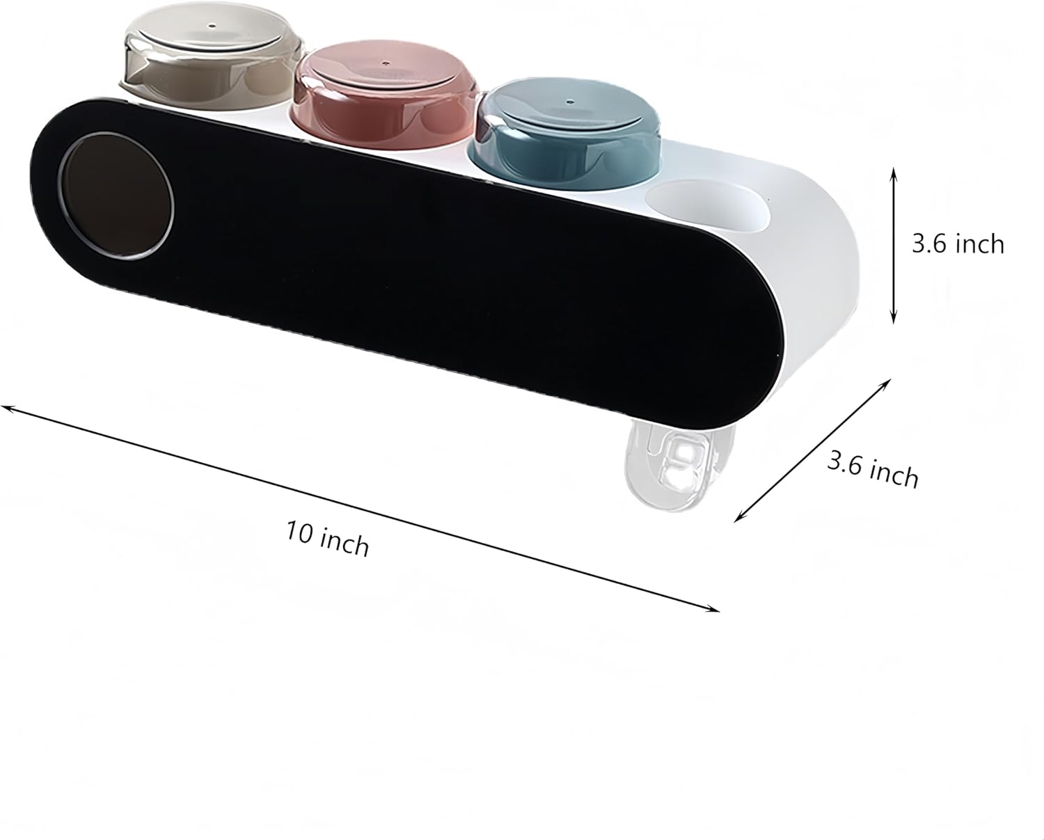 LALFENNB Smart Toothbrush Holder with Dispenser