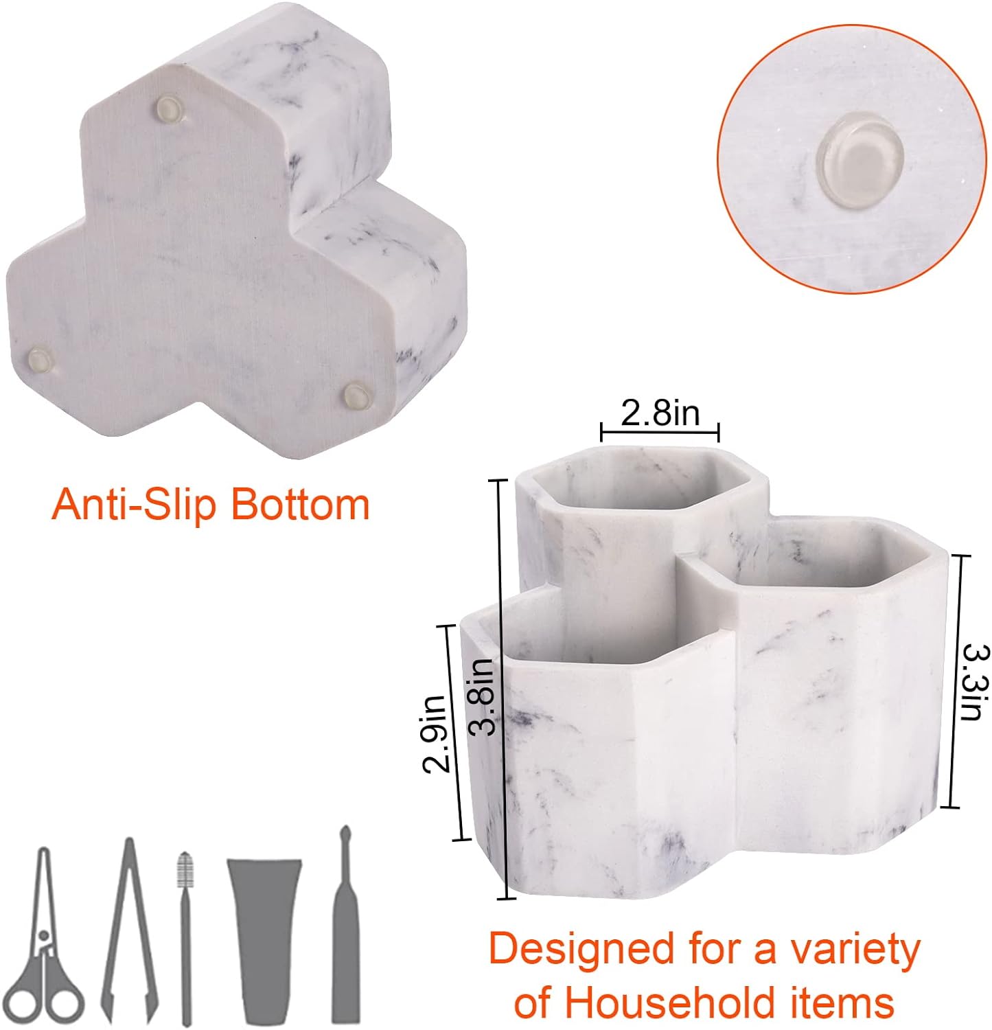 SZYRL Toothbrush Holder Bathroom Organizer 1