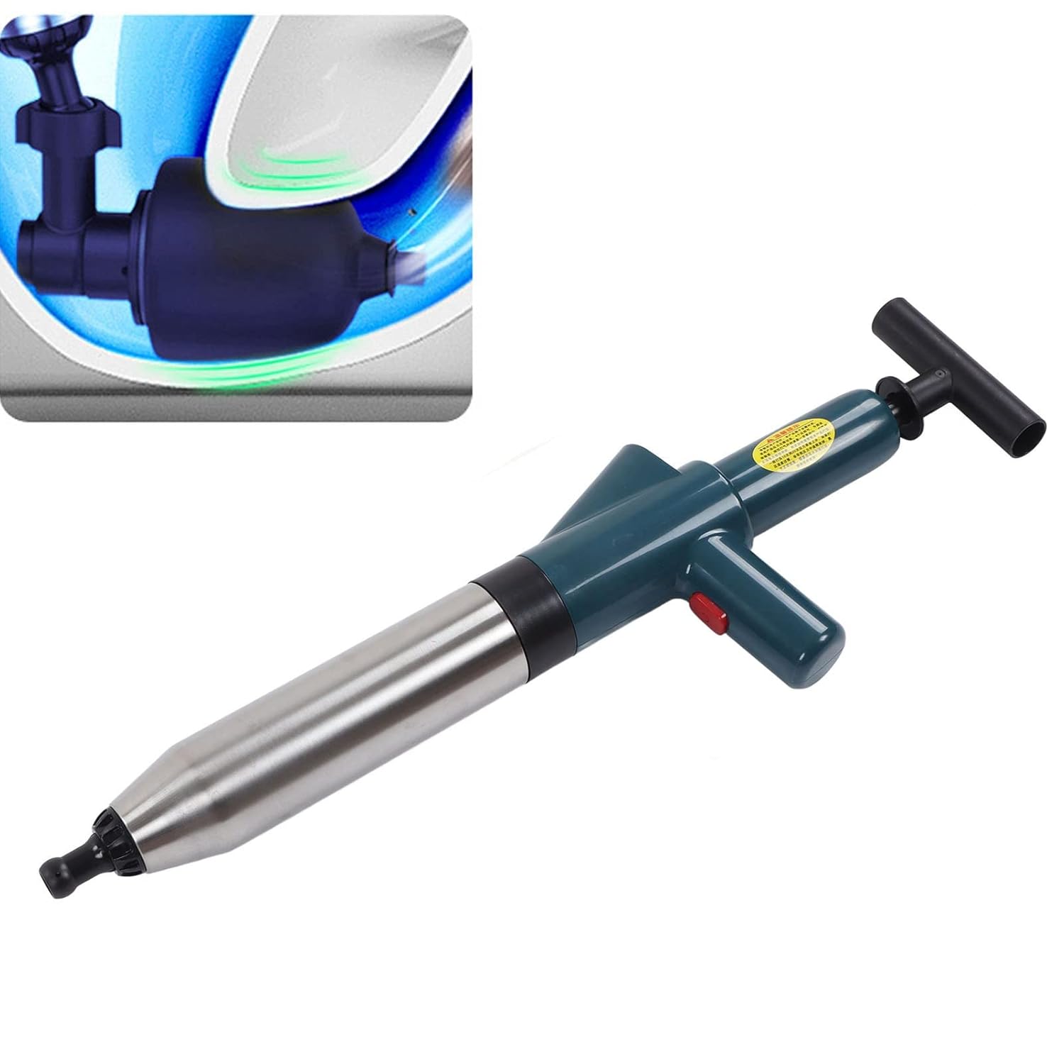 Pilipane High Pressure Air Toilet Plunger Drain Clog Remover