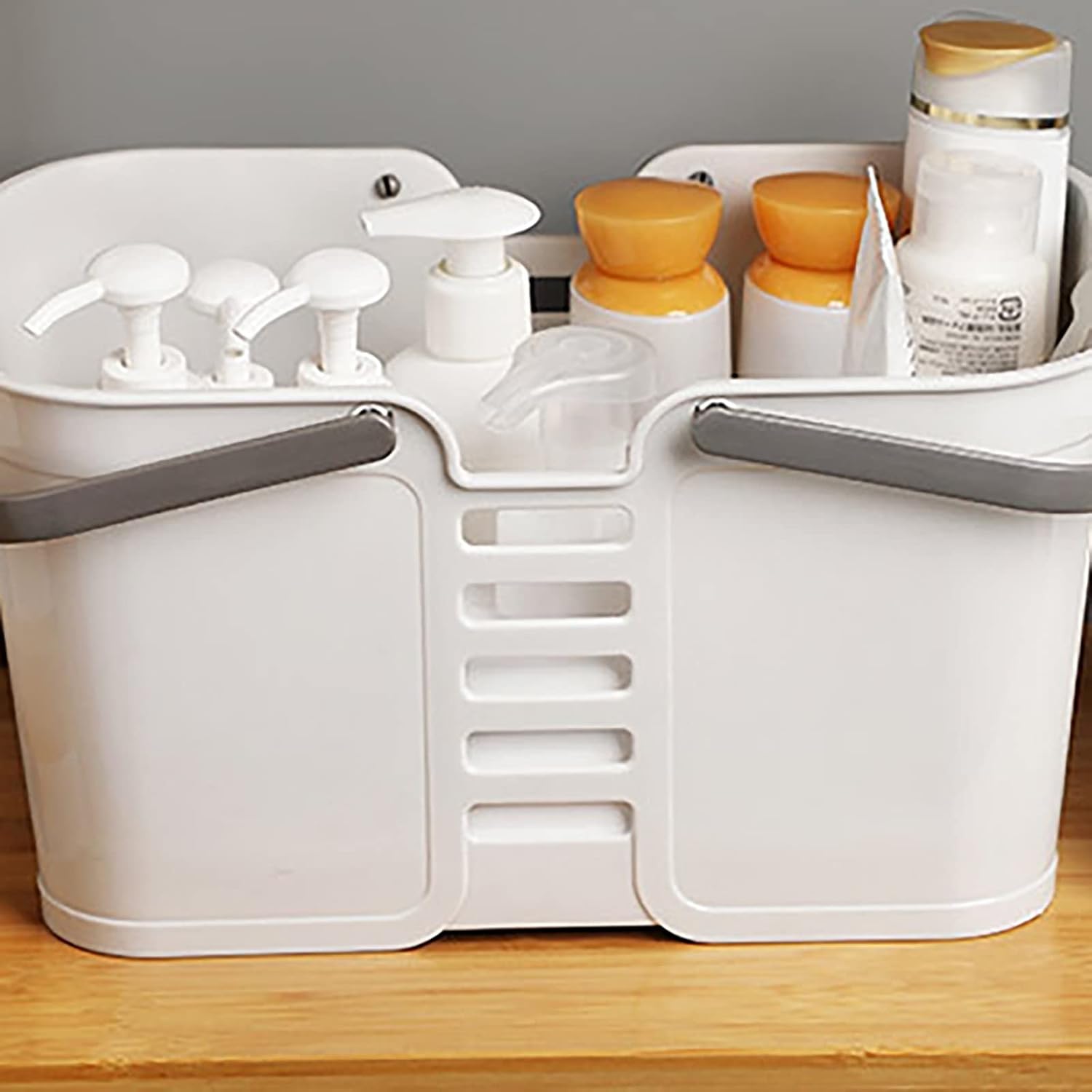 BILIKEYU Foldable Shower Caddy with Handle