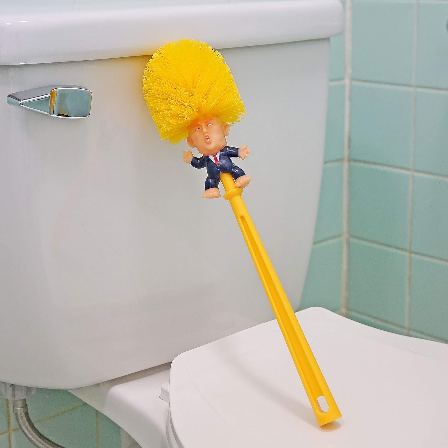 Trump Toilet Brush Funny Premium Design