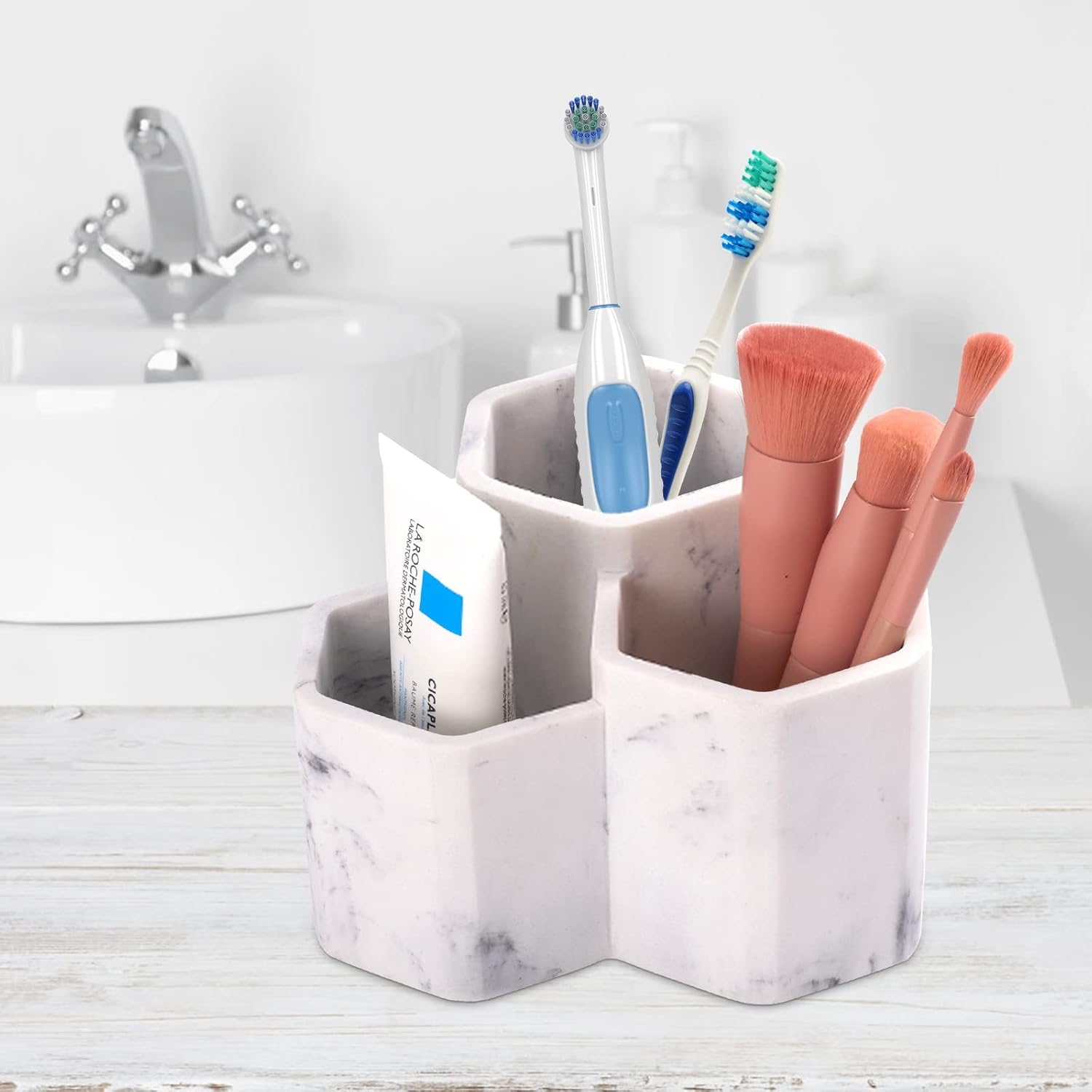 SZYRL Toothbrush Holder Bathroom Organizer 1