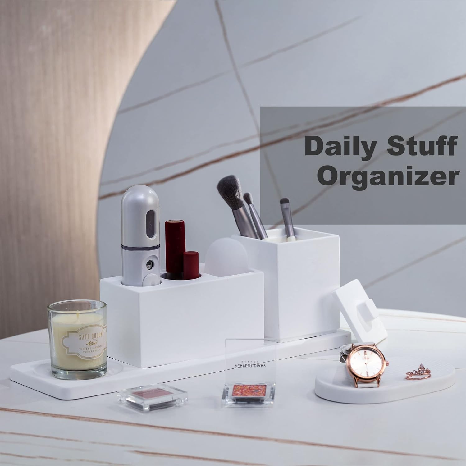 AUSAULAC Ceramic Toothbrush Holder Set for Bathroom
