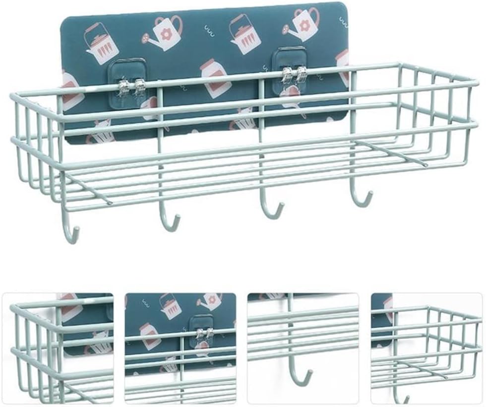 BAHELS Shower Caddy Green Wall Mounted Organizer 1
