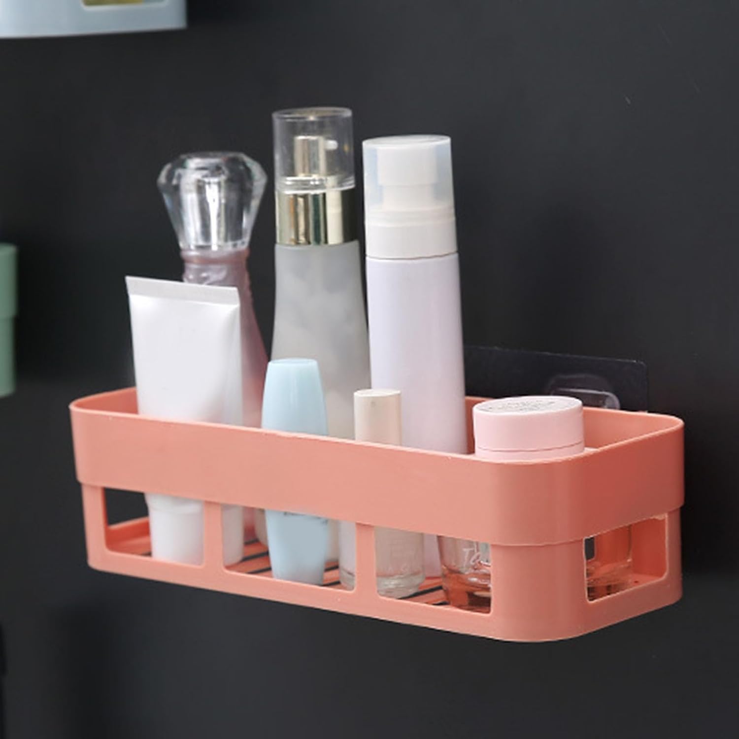 Senrusa Wall Mount Shower Caddy with Storage Basket