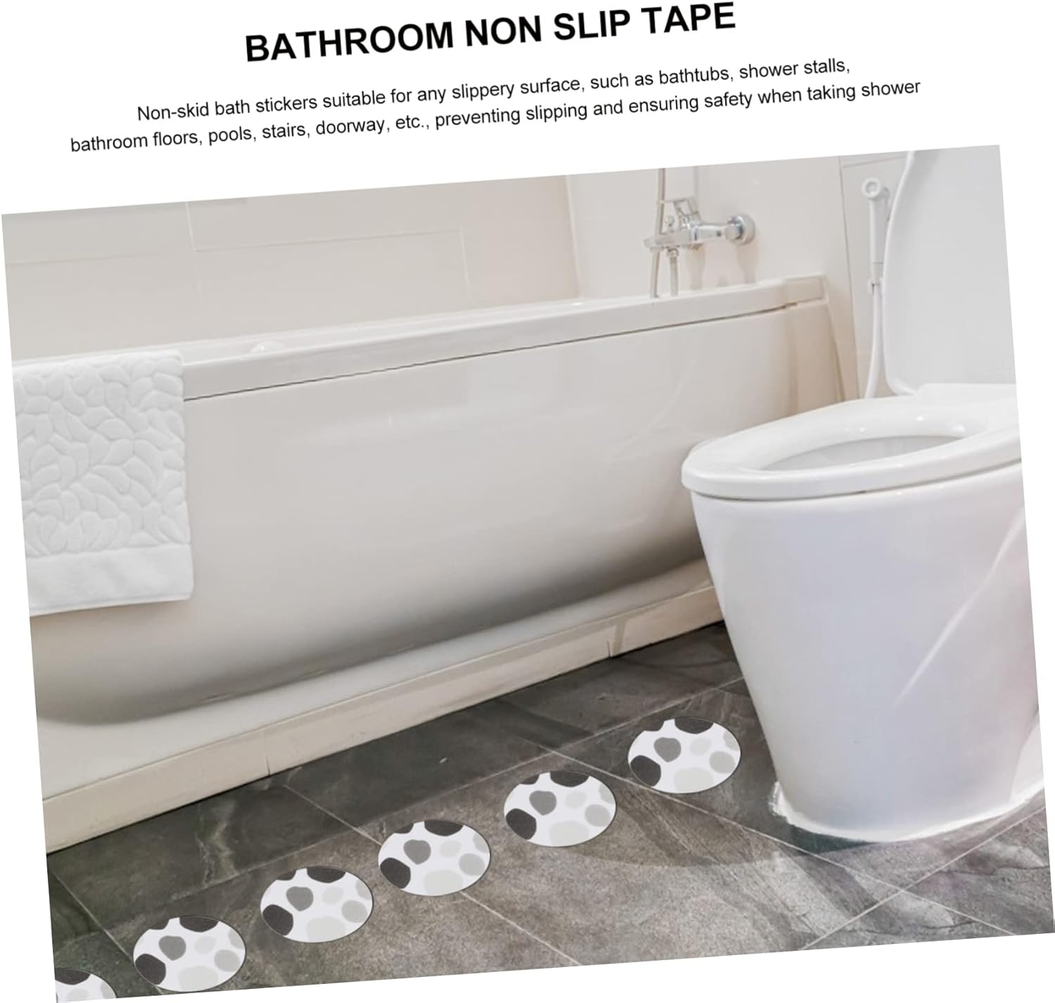 Alipis Non-Slip Bathroom Stickers 10pcs Pack 1