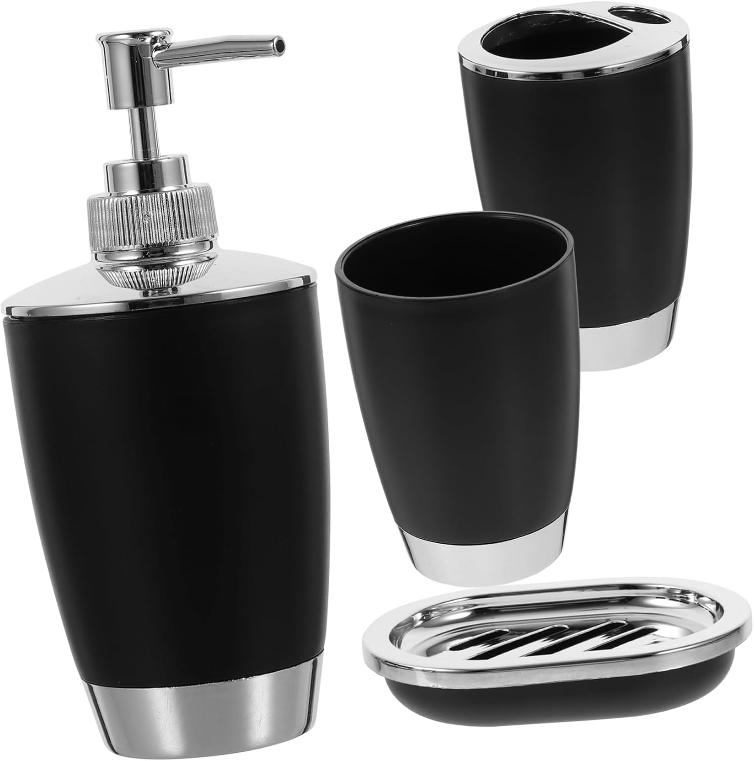 Alipis 4pcs Toothbrush Cup Set Bathroom Organizer Holder