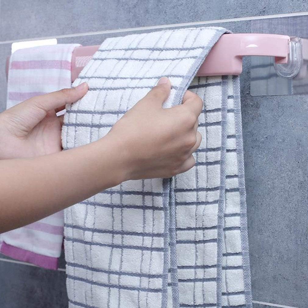 Durable Self Adhesive Bathroom Towel Bar Holder