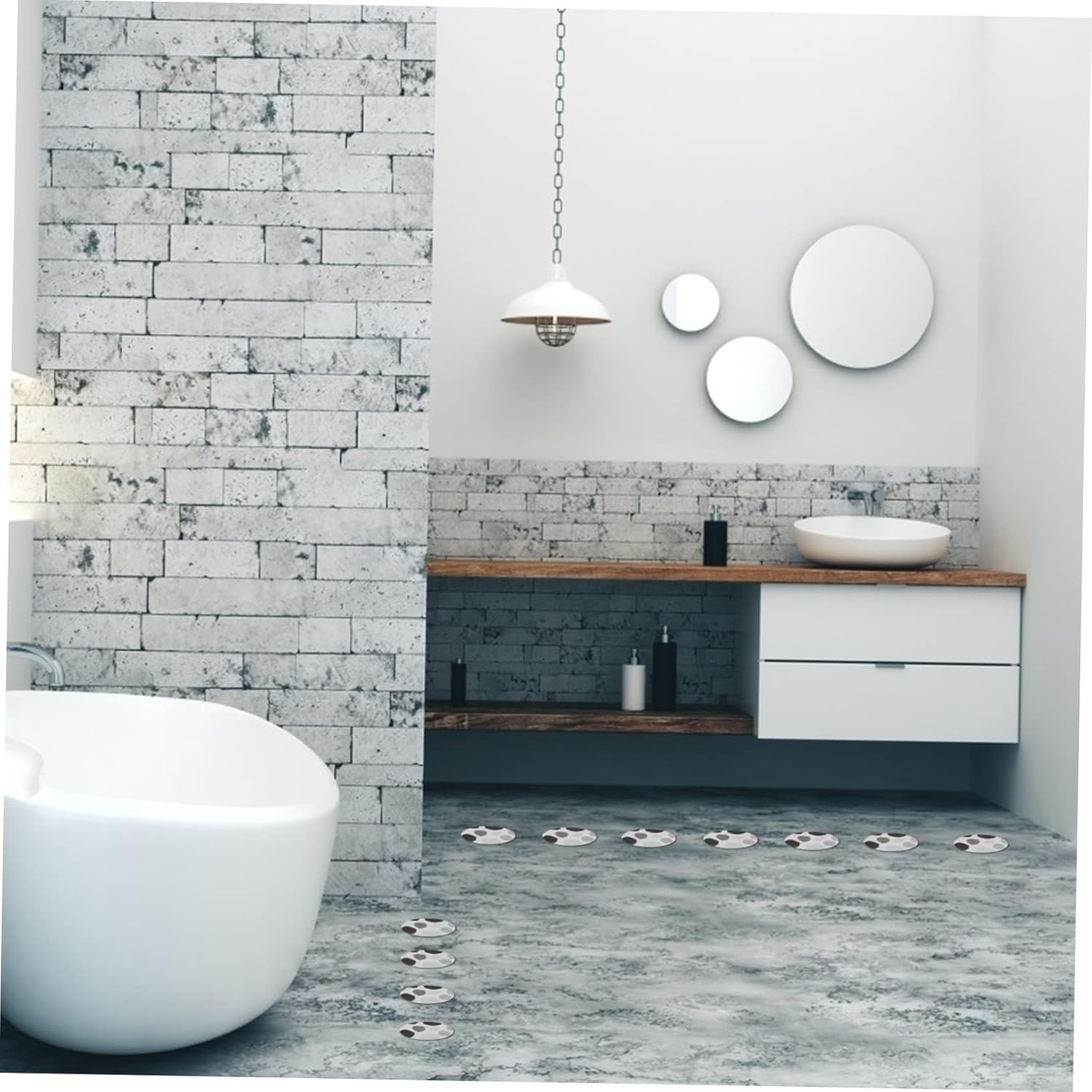 Alipis Non-Slip Bathroom Stickers 10pcs Pack 1