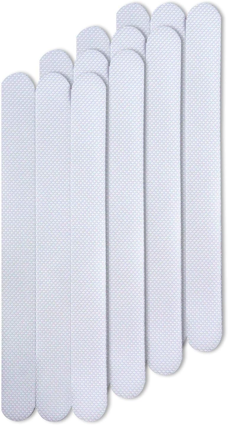 XURI Non-Slip Bathtub Stickers 12PCS Clear Safety Strips 1